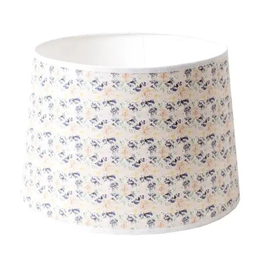 Aladdin Parchment Oil Lamp Shade, 12 inch Base Fitter. Floral Tapestry Design {1}