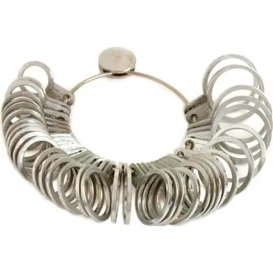 2 Finger Gauges Ring Sizers Plastic Sizes 1-13 Metal Sizes 1-15 Jewelers Kit {3}