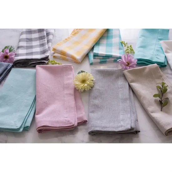 DII Natural Solid Chambray Tablecloth {6}