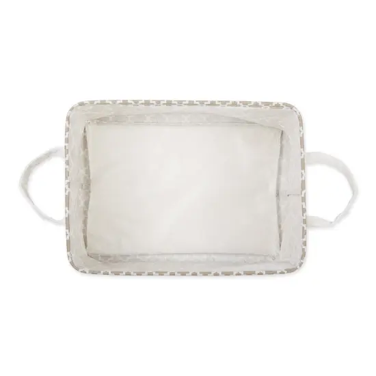 DII Stonewash Blue Small Oval Crochet Bath Mat {2}