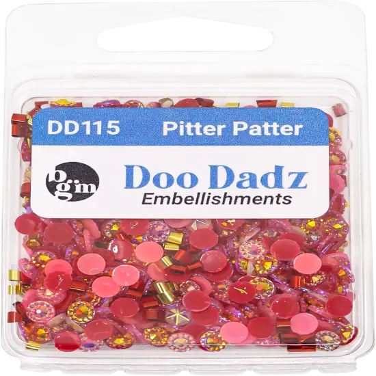 DooDadz Collection of Colorful Craft Embellishments from Buttons Galore & More Pitter patter {1}