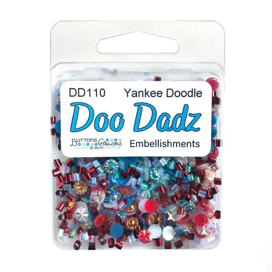 DooDadz Collection of Colorful Craft Embellishments from Buttons Galore & More Yankee doodle {1}