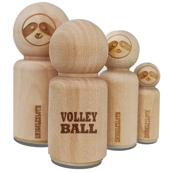 Volleyball Fun Text Rubber Stamp for Stamping Crafting Planners {7}