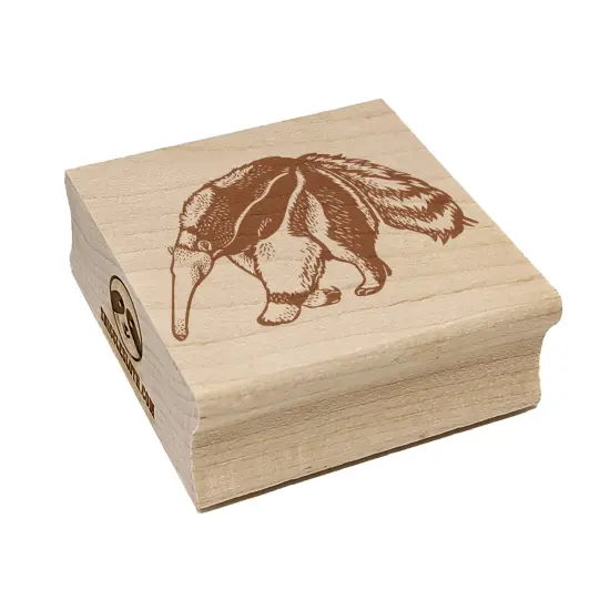 Giant Anteater Square Rubber Stamp for Stamping Crafting {2}