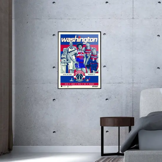 Phenom Gallery Washington Wizards Mixtape 18" x 24" Serigraph {6}