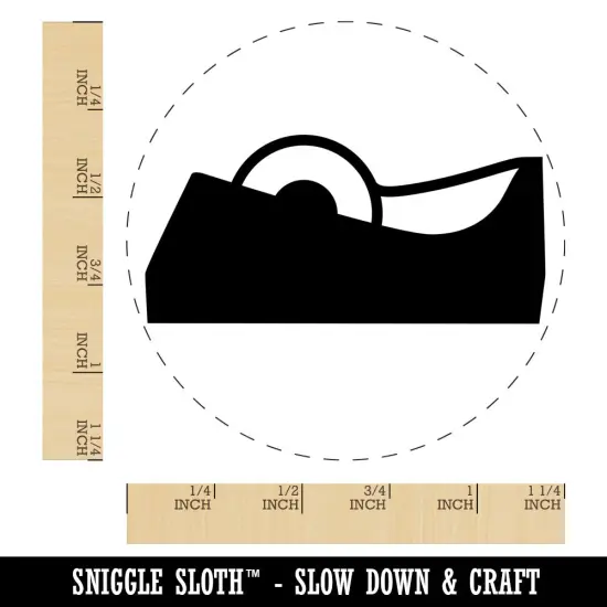 Tape Dispenser Roll Rubber Stamp for Stamping Crafting Planners {1}