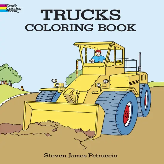 Trucks Coloring Book-Softcover {1}