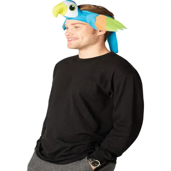 Animals Of The World Blue Parrot Headband Costume Accessory {1}