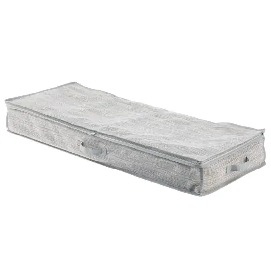 mDesign Long Gift Wrap Storage Bag with Handles and Zipper Lid {4}