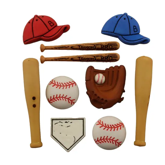 Buttons Galore and More Craft & Sewing Buttons - Baseball - 30 Buttons {1}