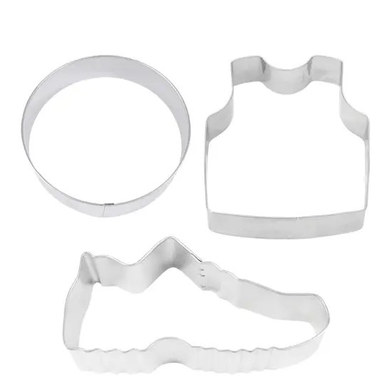 Basketball 3 PC Cookie Cutter Set Carded {2}