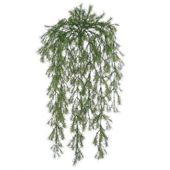 32" Green Springeri Artificial Hanging Bushes - Set of 12, Lifelike Foliage - Perfect for Wall Decor, Planters - Fresh Spring & Year-Round Display, Floral Home by Artificial Flowers {1}