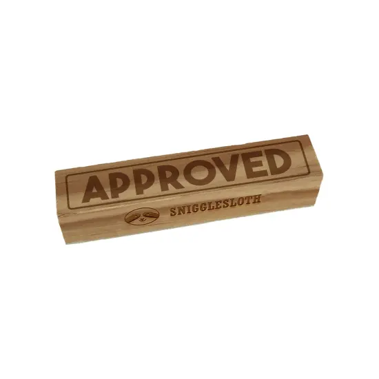 Approved Office Filing Rectangle Rubber Stamp for Stamping Crafting {7}
