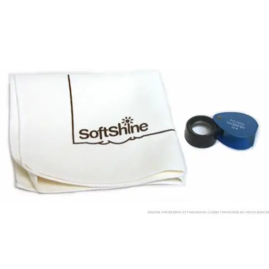 Soft Shine Jewelry Polishing Cloth & Gemologist Loupe {1}