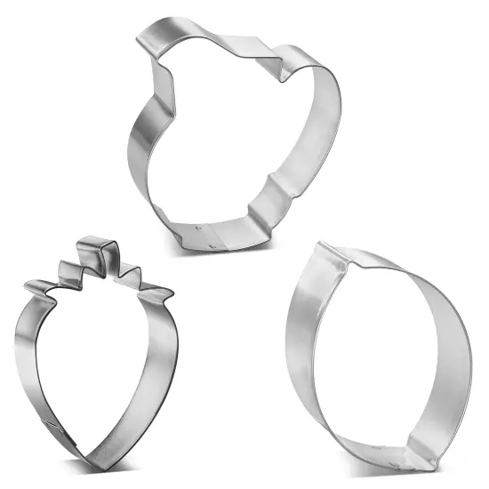 CookieCutter.com Strawberry Lemon Pitcher Cookie Cutter 3 Pc Set HS0467 - USA Made {4}