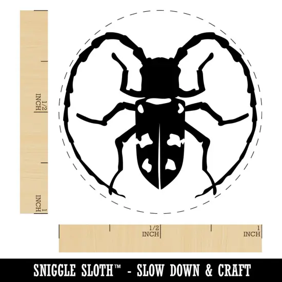Citrus Long Horned Beetle Insect Rubber Stamp for Stamping Crafting Planners {1}