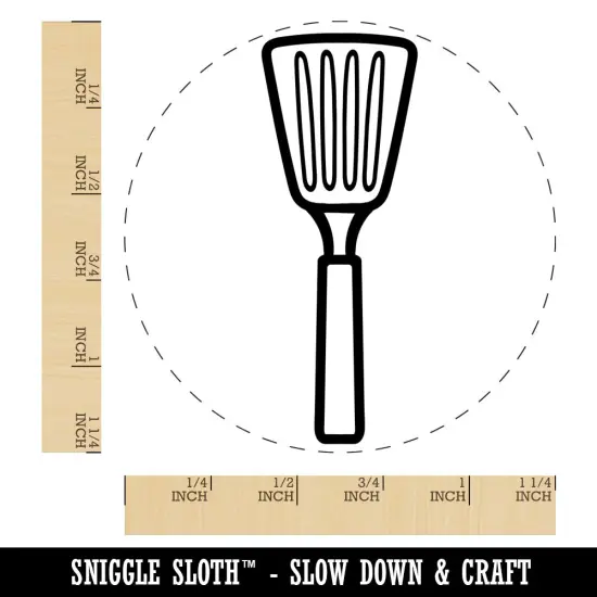 Spatula Kitchen Utensil BBQ Grilling Rubber Stamp for Stamping Crafting Planners {1}