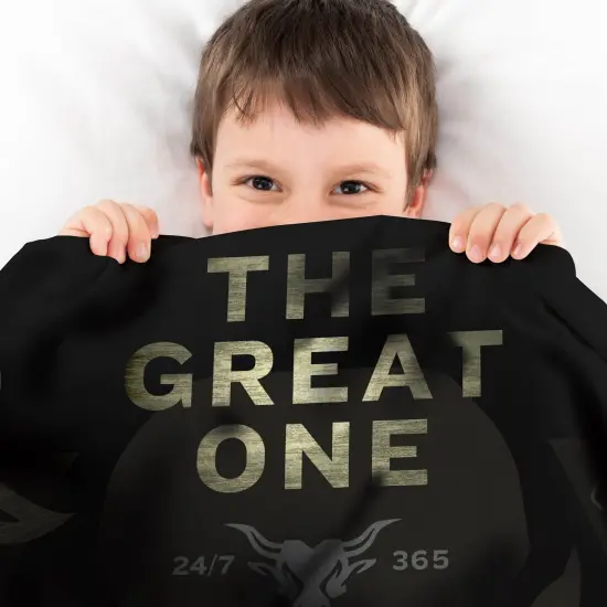 Sleep Squad WWE The Rock 60&rdquo; x 80&rdquo; Raschel Plush Blanket {2}