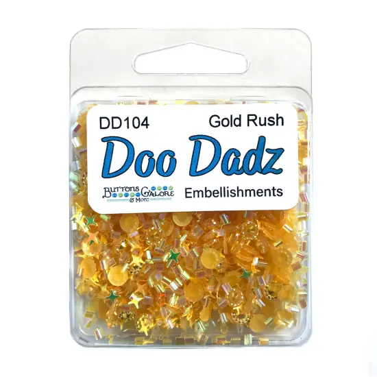 DooDadz Collection of Colorful Craft Embellishments from Buttons Galore & More Gold rush {1}