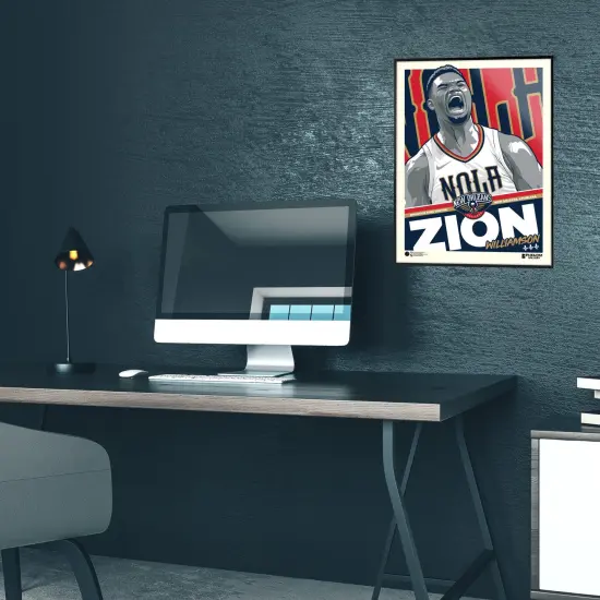 Phenom Gallery New Orleans Pelicans Zion Williamson 18" x 24" Serigraph {4}