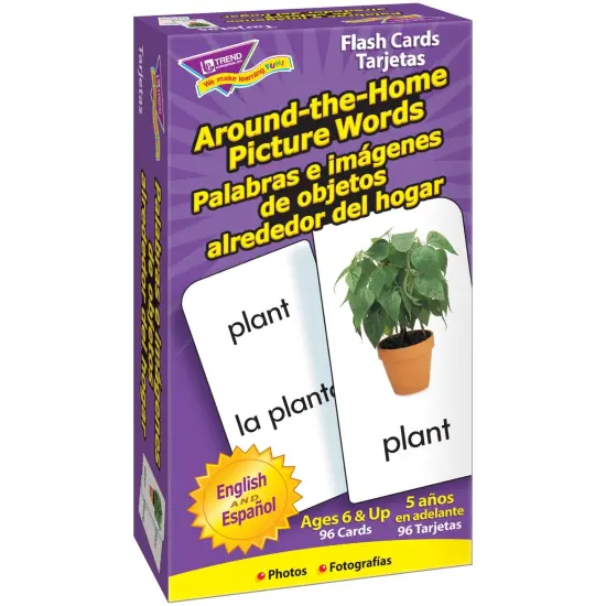 Around-the-Home/Palabras (EN/SP) Skill Drill Flash Cards, 3 Packs {6}