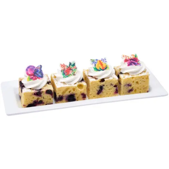 Watercolor Floral Sweet D&eacute;cor&reg; Edible Decorations 12ct {3}