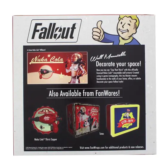 Fallout 5.5 Inch Nuka Cola Blaster Replica w/ Stand {7}