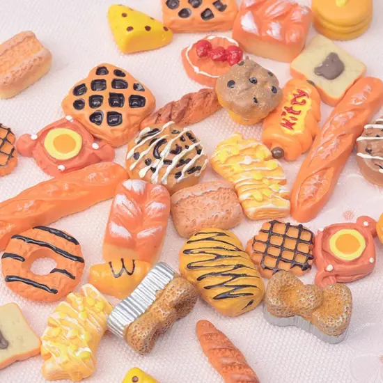 Slime Bread Candy Unicorn Resin Scrapbooking Charms {4}