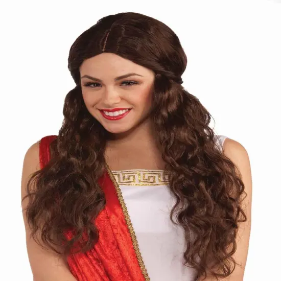 Brunette Venus Adult Costume Wig {1}
