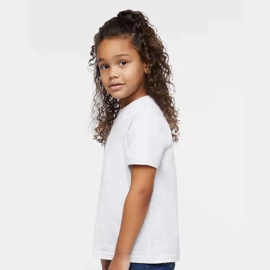 Rabbit Skins&reg; Toddler Crewneck Short Sleeve Fine Jersey Tee Purple {4}