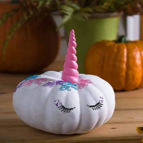 3D Unicorn Pumpkin Decorating Kit {3}