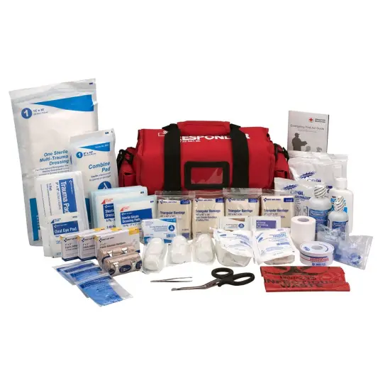 First Responder Kit, Large Fabric Bag, 158 Pieces {1}