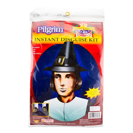 Heros in History Pilgrim Man Costume Accessory Kit {3}