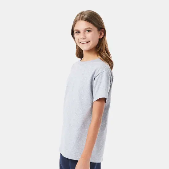 Hanes&reg; Essential-T Youth Short Sleeve Crew Neck T-Shirt Athletic gold {6}