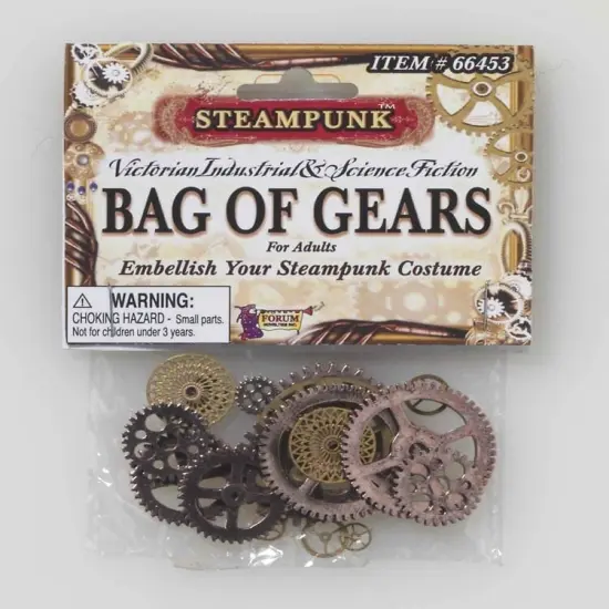 Steampunk Bag of Gears Adult Costume Accessory {1}