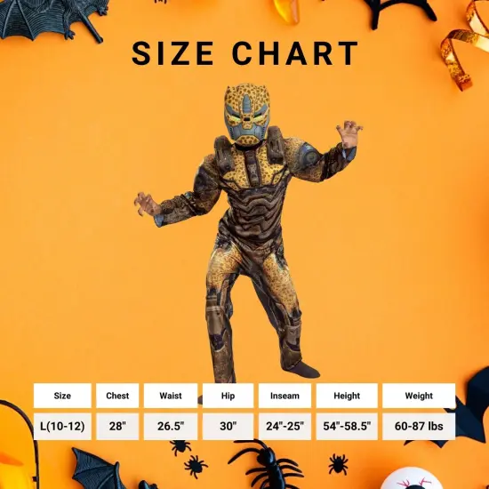 Transformers Rise Of The Beasts Cheetor Child Muscle Costume {5}
