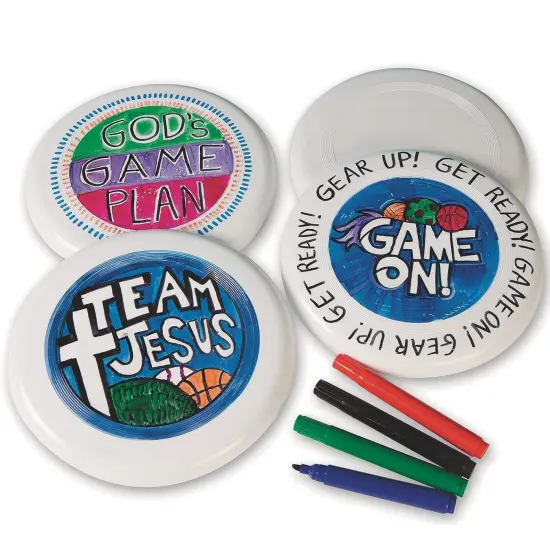 9" Flying Discs Craft Kit (Pack of 15) {5}