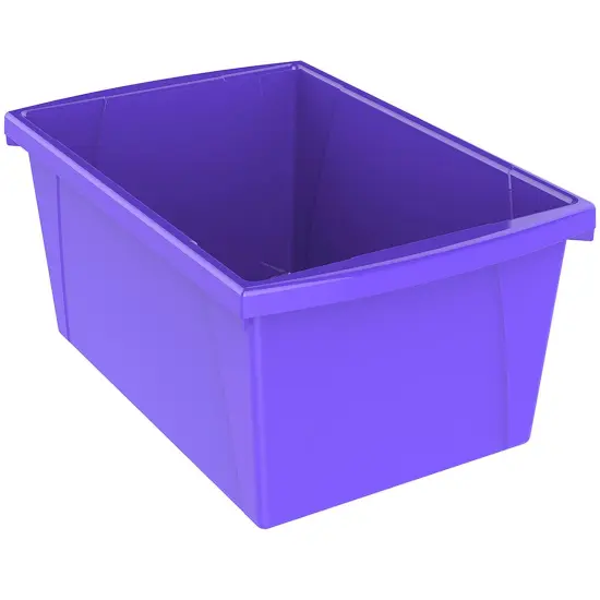 Medium Classroom Storage Bin, Purple, Pack of 2 {4}