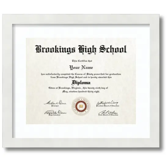 ArtToFrames Collage Photo Picture Frame with 1 - 11x14 inch Openings, Framed in White with Over 62 Mat Color Options and Regular Glass (CSM-3966-726) {7}