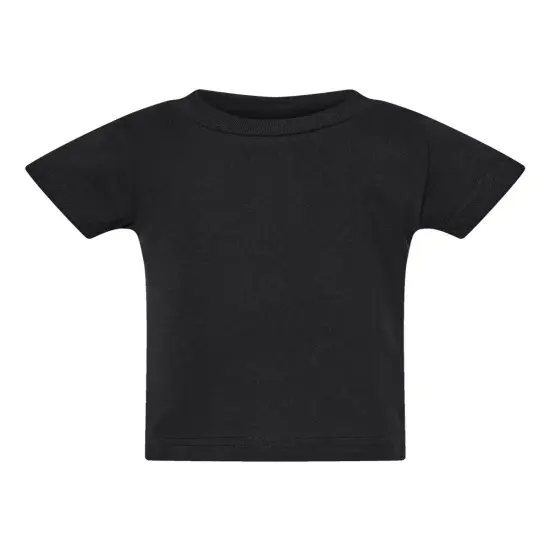 Rabbit Skins&reg; Infant Short Sleeve Crewneck Cotton Jersey Tee - 3401 Black {1}