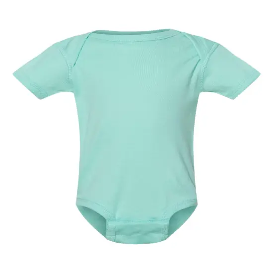 Rabbit Skins&reg; Infant Baby Rib Bodysuit Short Sleeve Chill {2}