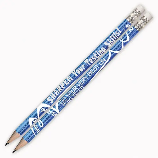 Sharpen Your Testing Skills Motivational Pencils, Pack of 144 {1}