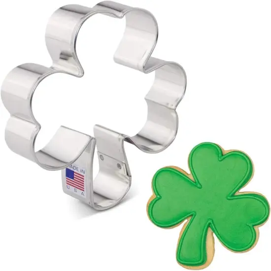 Ann Clark St. Patrick's Day Irish Shamrock Cookie Cutter, 3.75" {1}