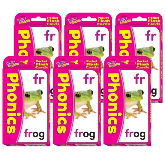 Phonics Pocket Flash Cards, 6 Packs {1}