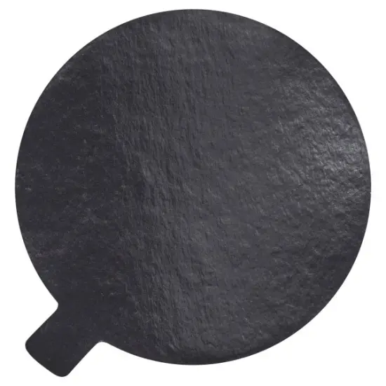 4" Round Black/Gold Reversible Waxed Corrugated Cake Board 50ct {3}