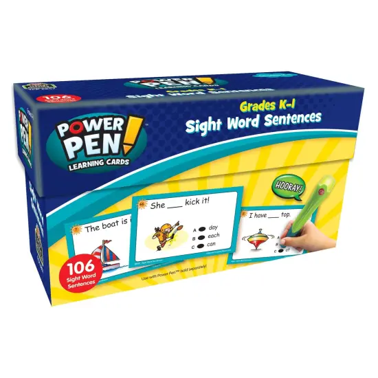 Power Pen Learning Cards: Sight Word Sentences {1}
