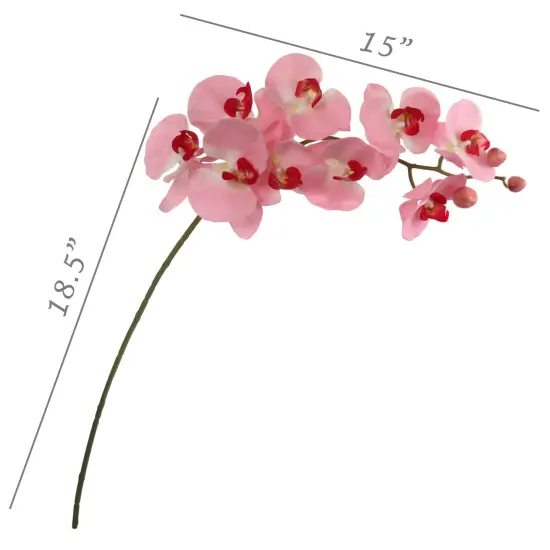 33.5-Inch Lifelike Phalaenopsis Orchid - 9 Large Flower Heads for Elegant Home Decor and Wedding Centerpieces &ndash; Floral Home by Artificial Flowers {2}