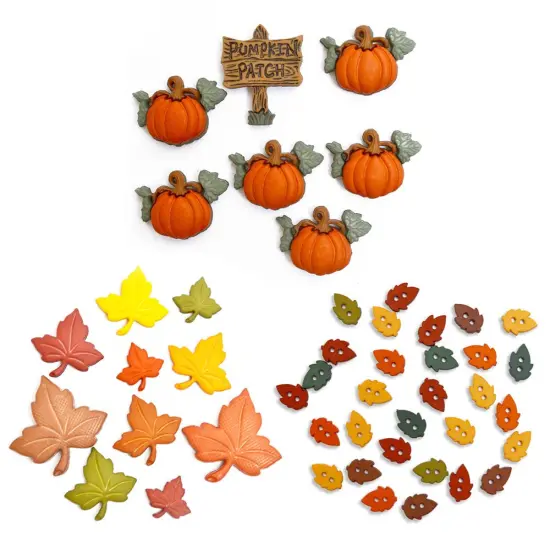 Dress it Up Buttons Fall Embellishment Assortment {1}