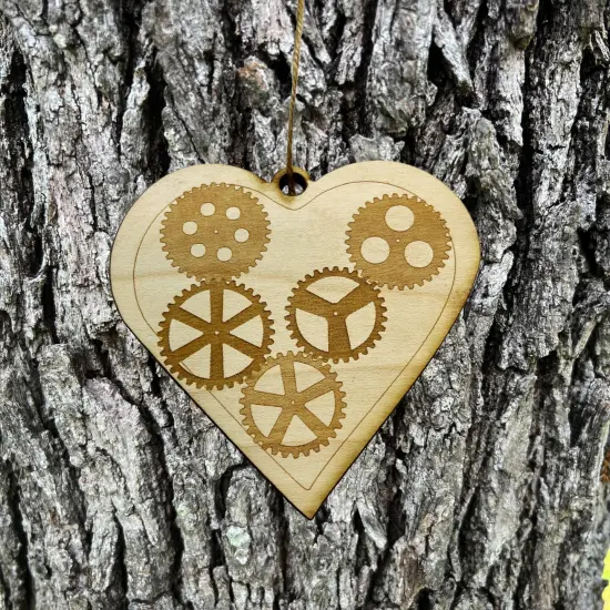 Steampunk Heart - Ornament {3}