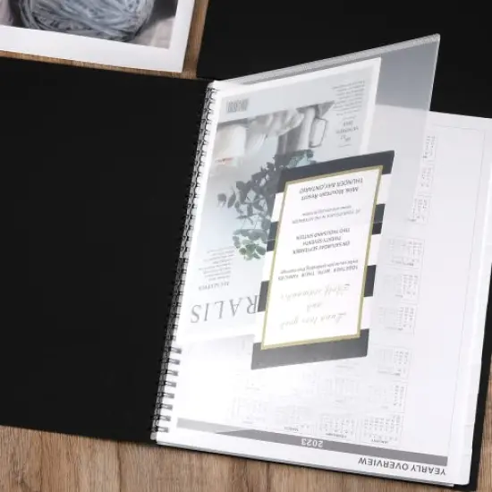 2026 Monthly Planner - JAN 2026 - DEC 2026 Planner/Calendar,12 Monthly Planner with Contacts & Passwords, 8.5" x 11" Planners 2026, Colorful Tabs, Thick Paper, Black {3}